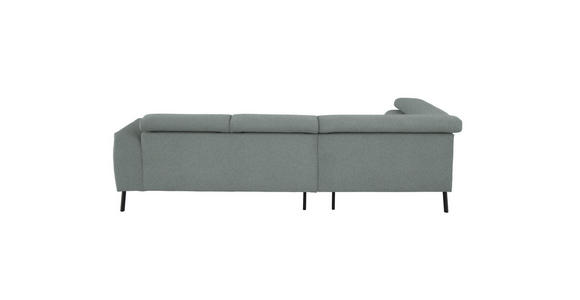 ECKSOFA in Chenille Silberfarben  205/280 cm  - Silberfarben/Schwarz, Design, Textil/Metall (205/280cm) - Xora