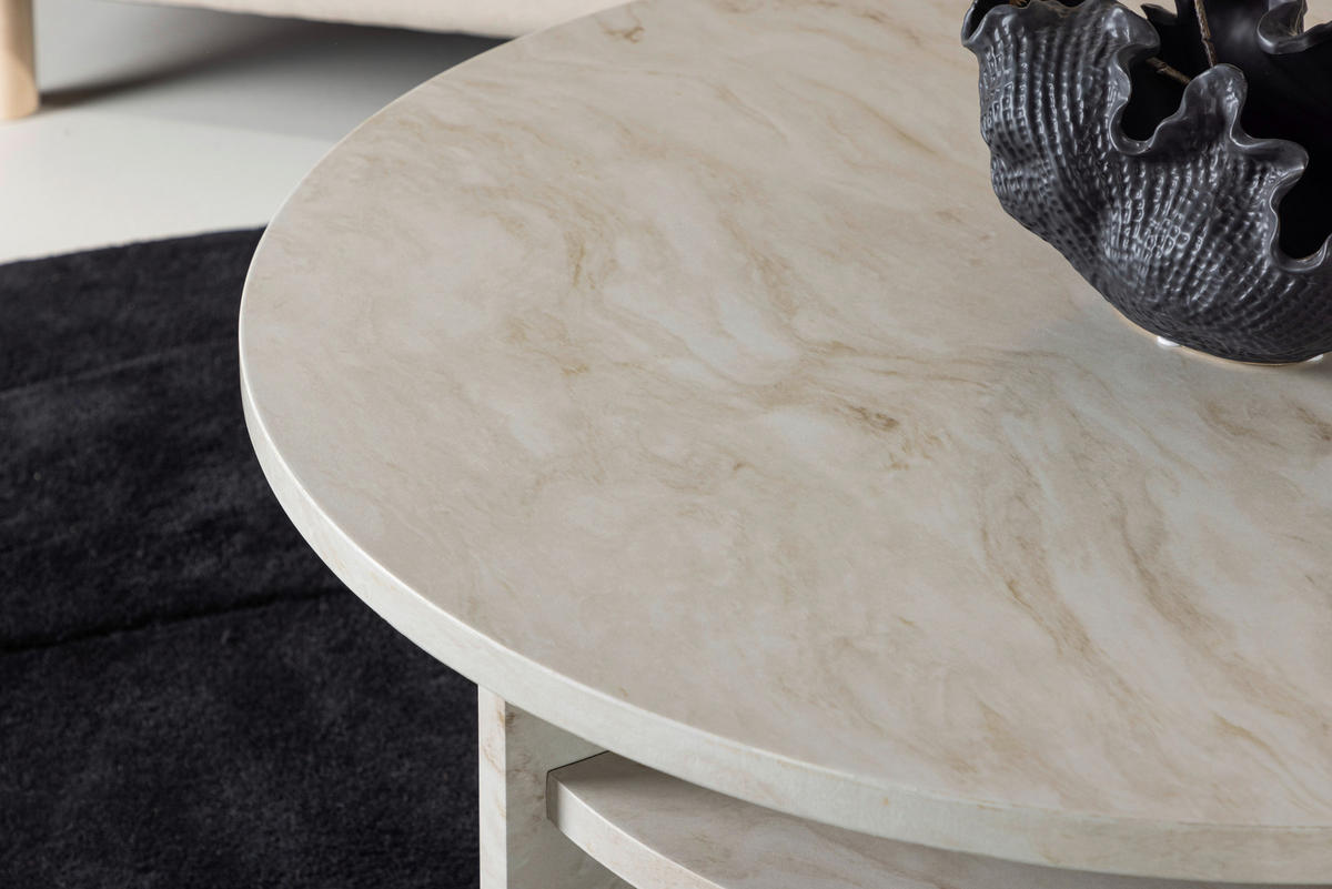 COUCHTISCH in Holzwerkstoff 85/85/42 cm  - Beige, Design, Holzwerkstoff (85/85/42cm) - Livetastic