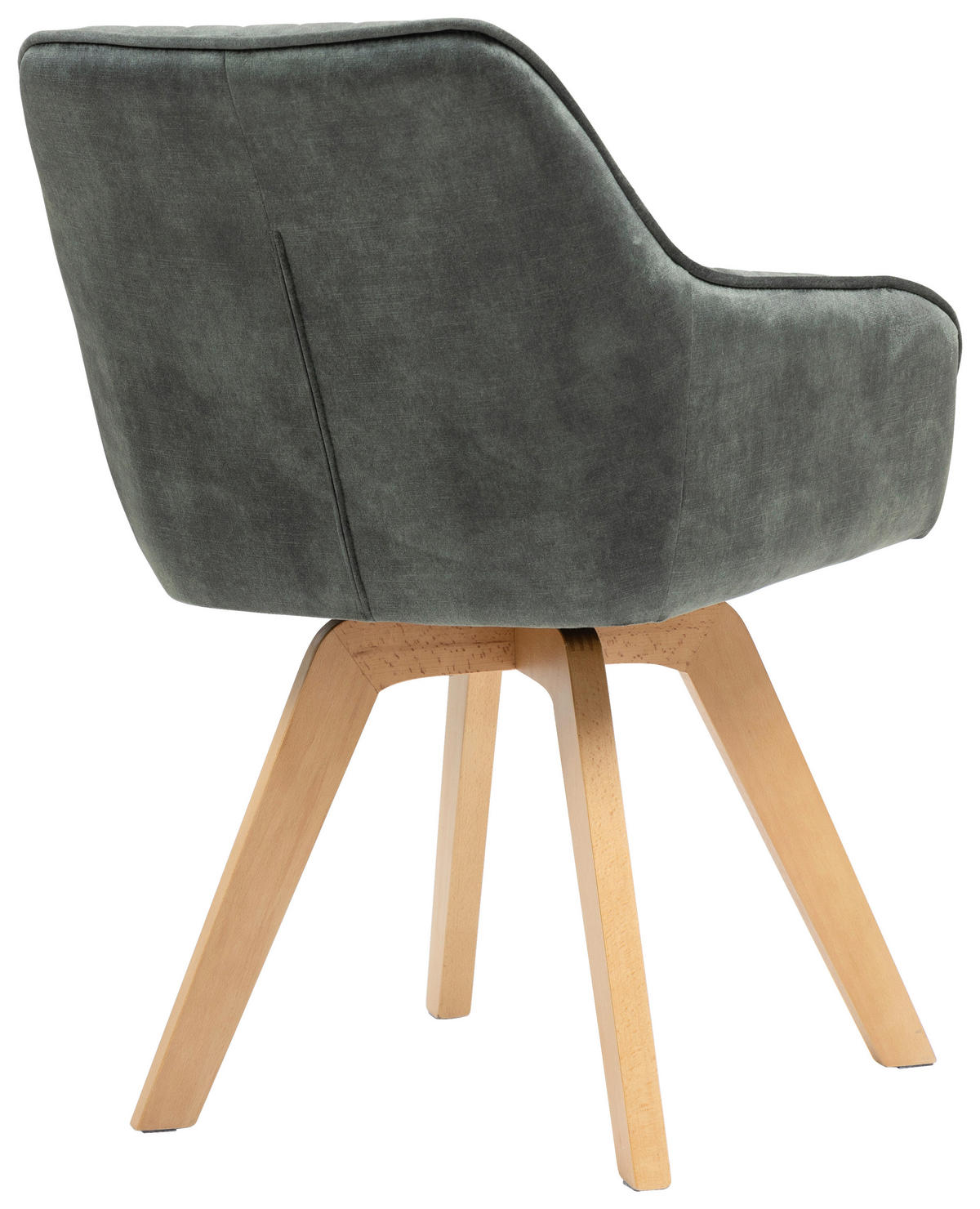 ARMLEHNSTUHL  in  - Dunkelgrün/Buchefarben, KONVENTIONELL, Holz/Textil (63/83/63cm) - MID.YOU