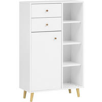 HIGHBOARD Schildmeyer Bjarne, 60,2/113,4/33,1 cm, 2 Schublade(n)  - Eichefarben/Weiß, MODERN, Holz/Holzwerkstoff (60,2/113,4/33,1cm) - Stylife