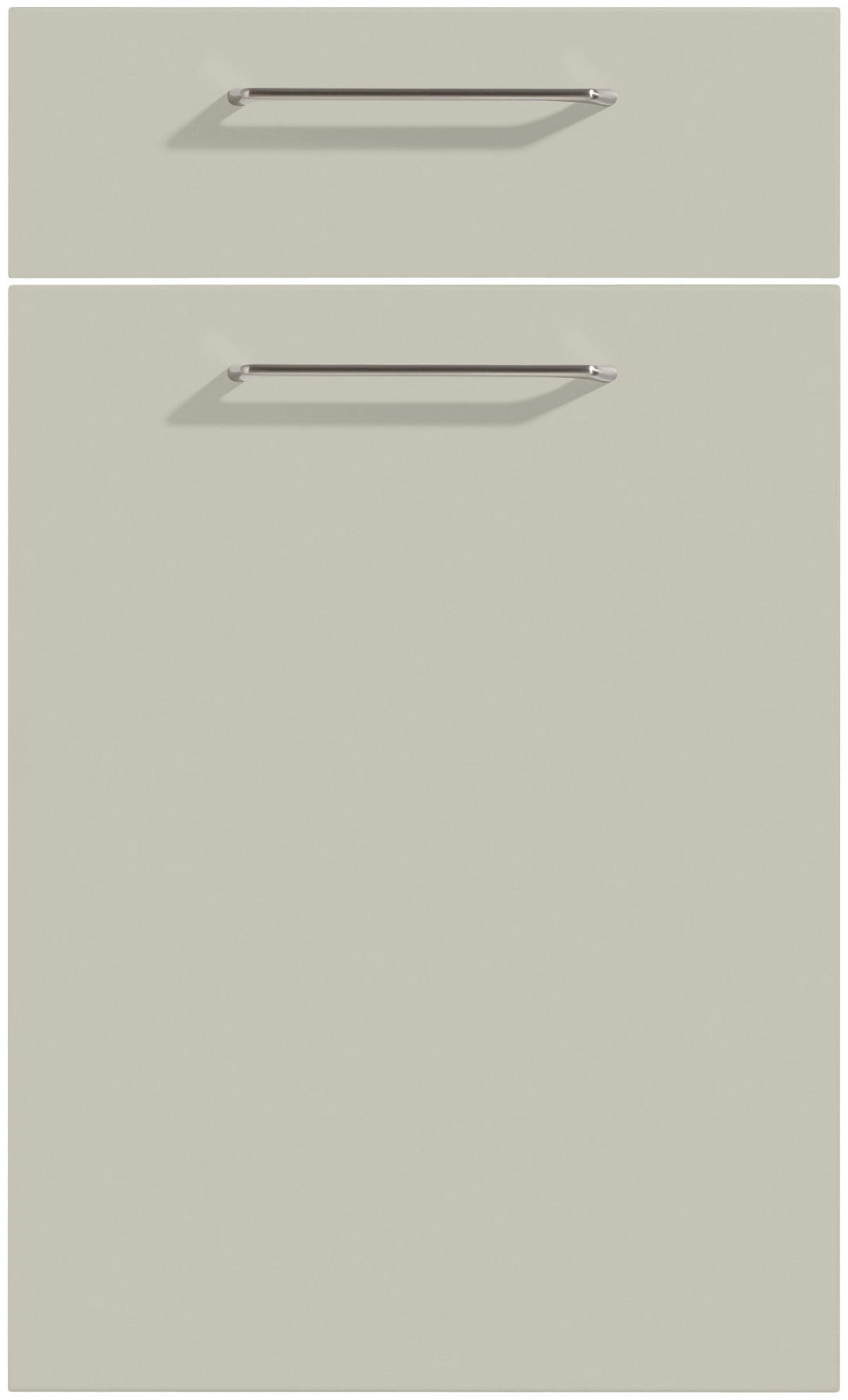 EINBAUKÜCHE   - Weiß/Grau, Design, Holzwerkstoff - Dieter Knoll