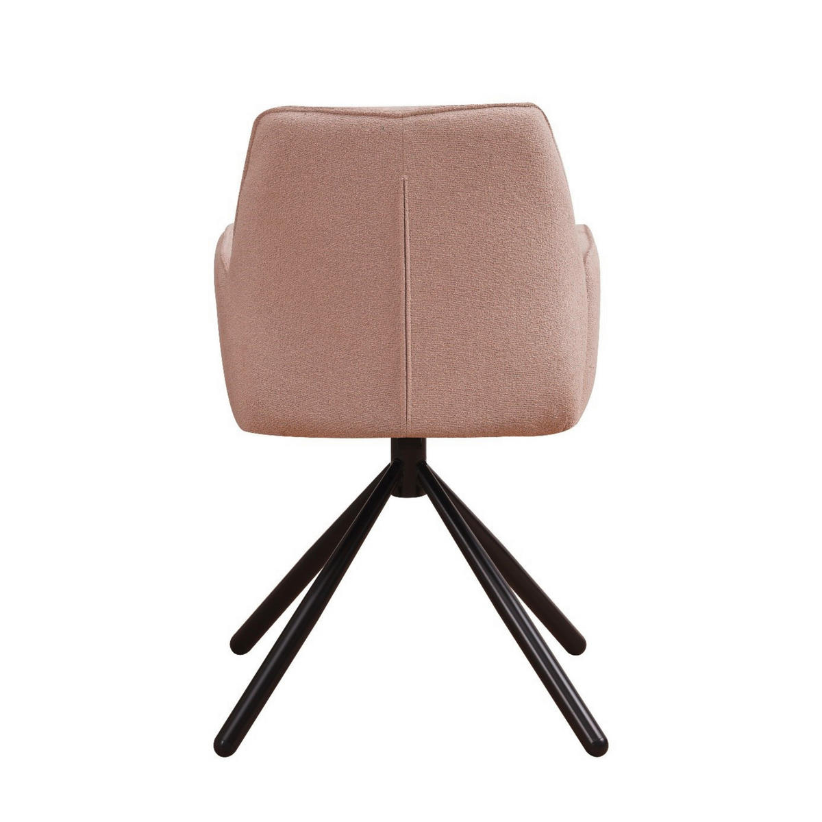 SADA ŽIDLÍ S PODRUČKAMI 2 kusy - černá/koňaková, Moderní, kov/textil (56/97/53cm) - MID.YOU
