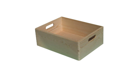 KISTE 40/30/22 cm - Kieferfarben, Basics, Holz (40/30/22cm) - Homeware
