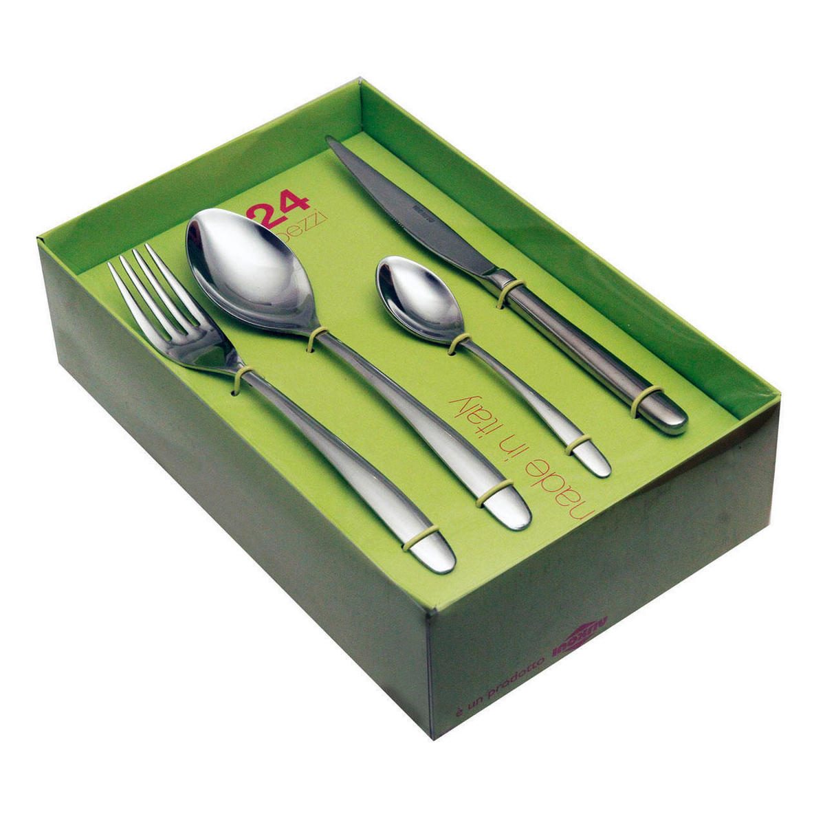 EVŐESZKÖZKÉSZLET   - nemesacél, Basics, fém (17/28,8cm)