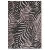OUTDOORTEPPICH 60/110 cm Floral Grau  - Grau, LIFESTYLE, Kunststoff/Textil (60/110cm) - Novel