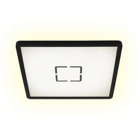 STROPNA LED-SVETILKA    2400 lm 4000 K 230 V  - črna/bela, Basics, umetna masa (29,3/2,8/29,3cm)