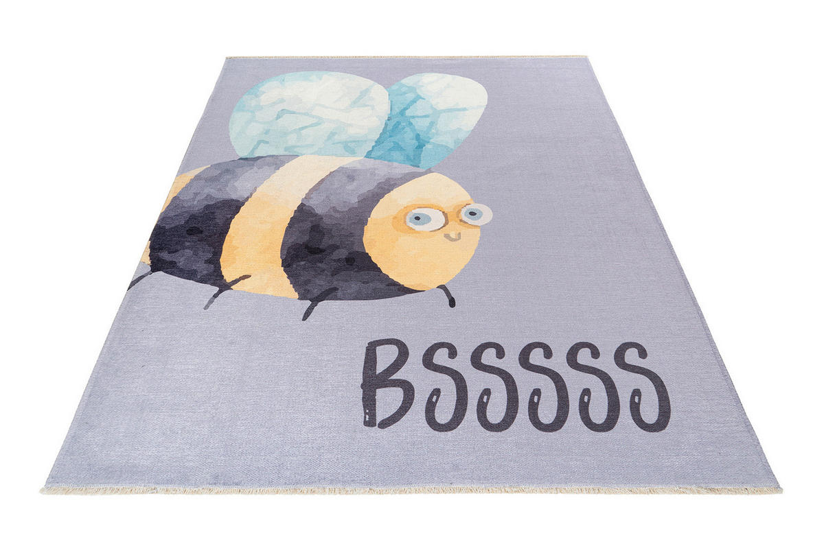 COVOR PENTRU COPII - galben/alb, Trend, textil (115/170cm) - Ben'n'jen