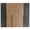 SCHLAFZIMMER 180/200 cm  in Graphitfarben, Eichefarben  - Eichefarben/Graphitfarben, KONVENTIONELL, Holzwerkstoff (180/200cm) - Carryhome