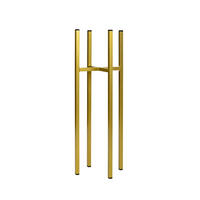 BLUMENSTÄNDER Metall  - Goldfarben, Basics, Metall (22/60/22cm)