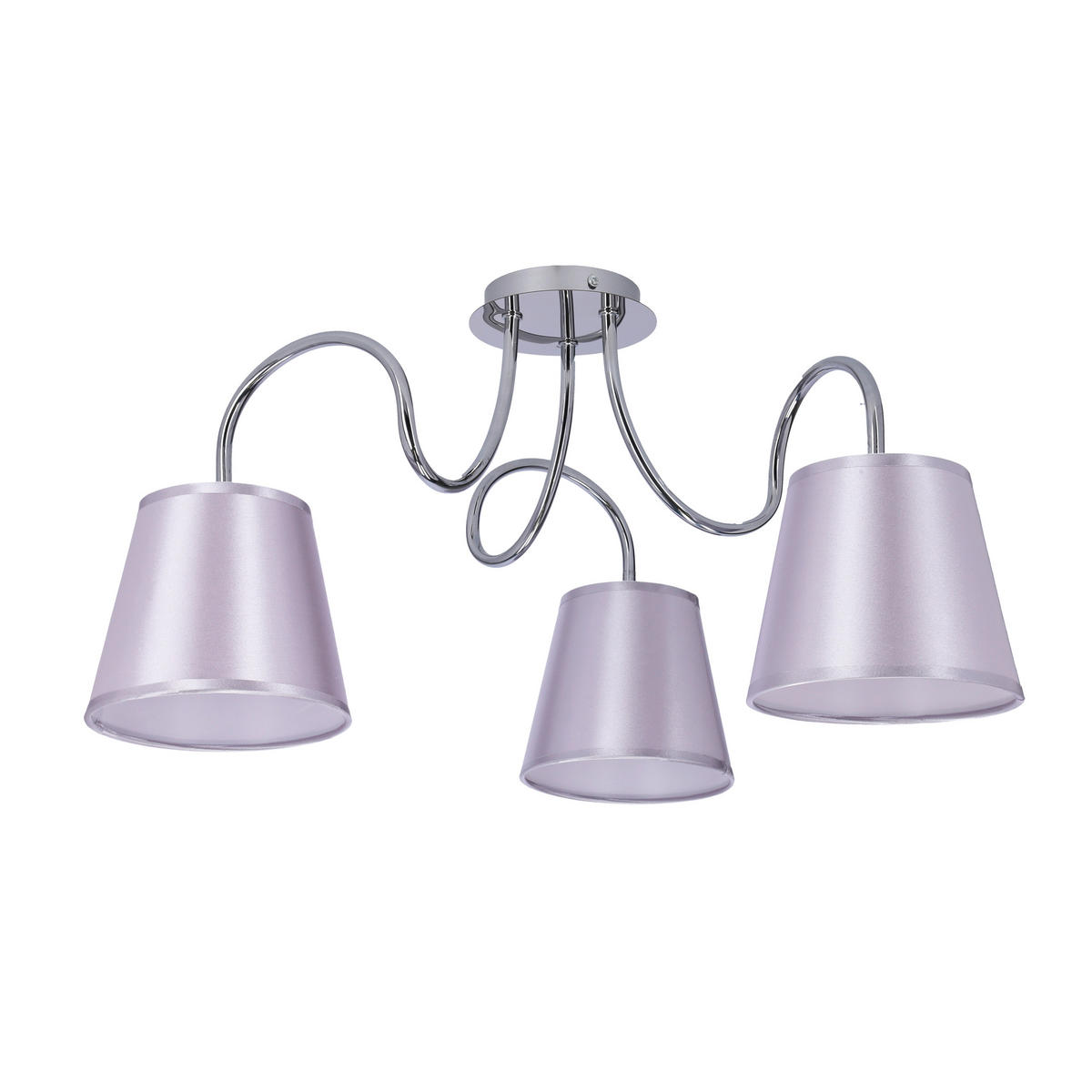 TAKLAMPA Luk 60/60/36 cm  - kromfärg, Klassisk, metall/plast (60/60/36cm)