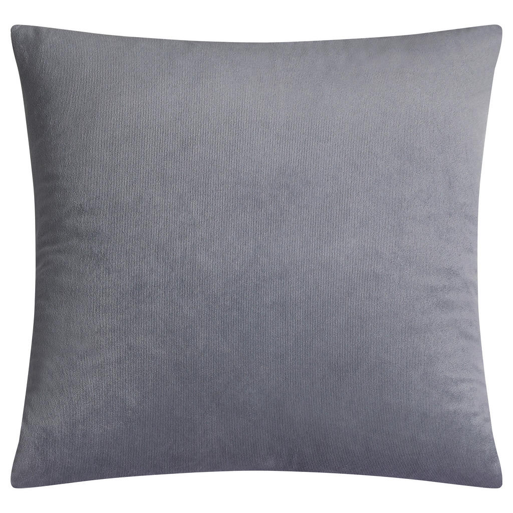 Zierkissen Elisa 45x45 cm Polyester Anthrazit mit Zipp