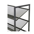 SCHUHREGAL 72/102,5/30 cm  - Schwarz, Basics, Kunststoff/Metall (72/102,5/30cm) - Xora