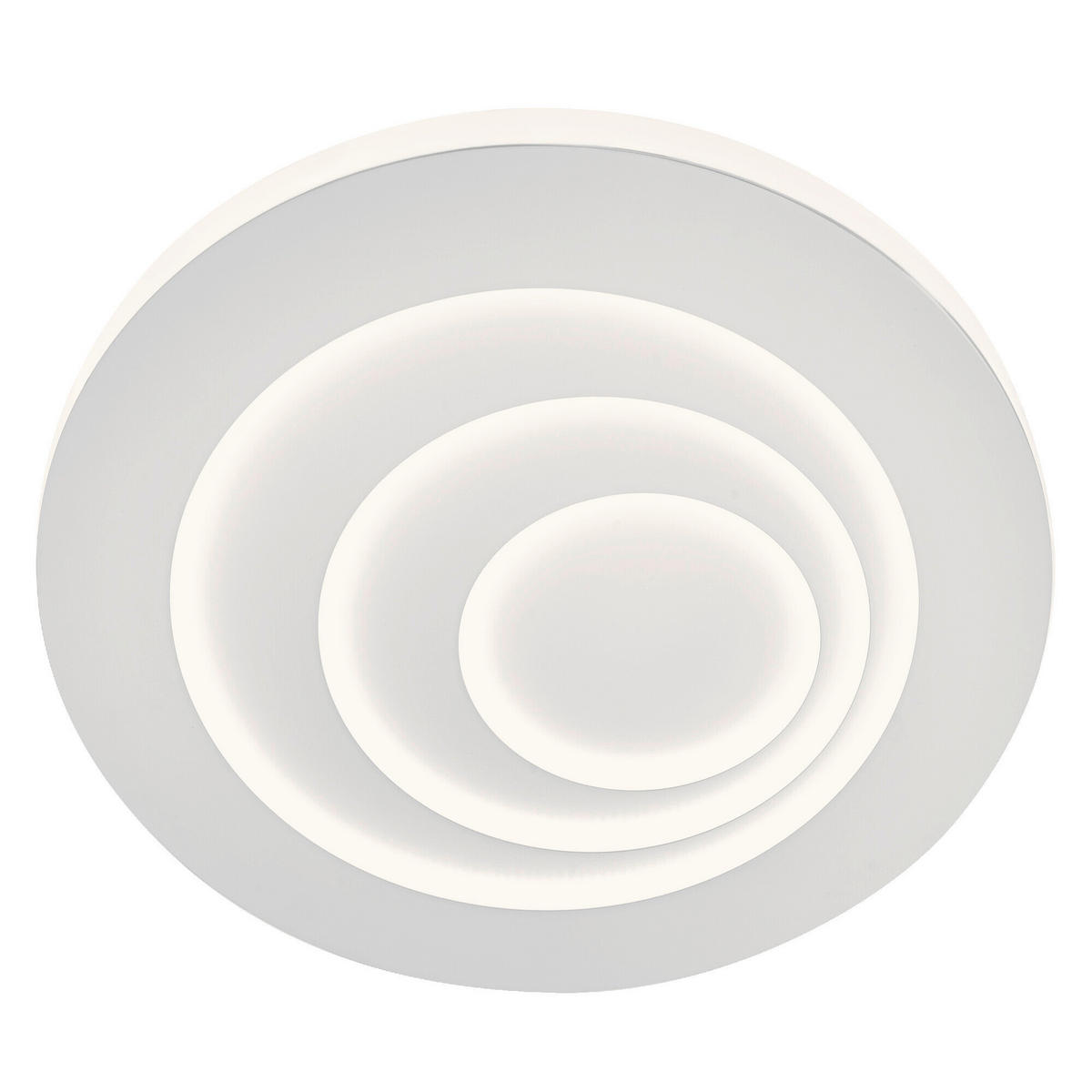 LED-DECKENLEUCHTE Orbis Spiral Round 68,5/5,6 cm   - Weiß, Design, Kunststoff/Metall (68,5/5,6cm) - Osram