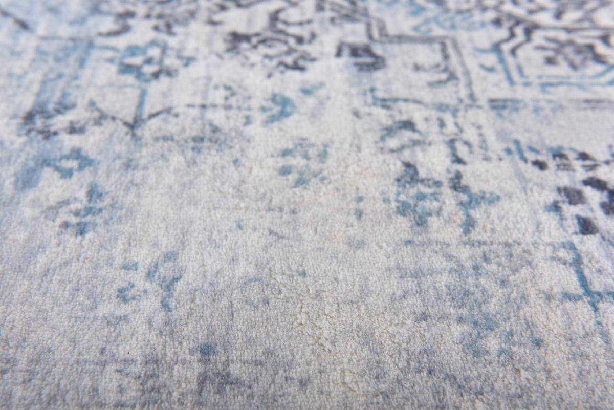 PROSTIRKA ZA KUPATILO ORIENTAL  plava 60/100 cm  - plava, Osnovno, tekstil (60/100cm) - Tom Tailor