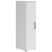 MEHRZWECKSCHRANK 30/115/40 cm  in Weiß  - Anthrazit/Schwarz, MODERN, Holzwerkstoff/Kunststoff (30/115/40cm)