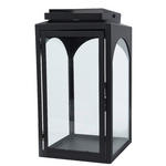 LATERNE - Schwarz, LIFESTYLE, Glas/Metall (18/35/18cm) - Ambia Home