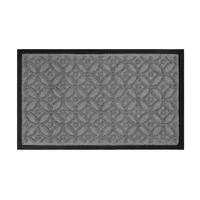 FUßMATTE 60/90 cm Midnight Mosaic  - Hellgrau, KONVENTIONELL, Kunststoff/Textil (60/90cm) - WECON HOME