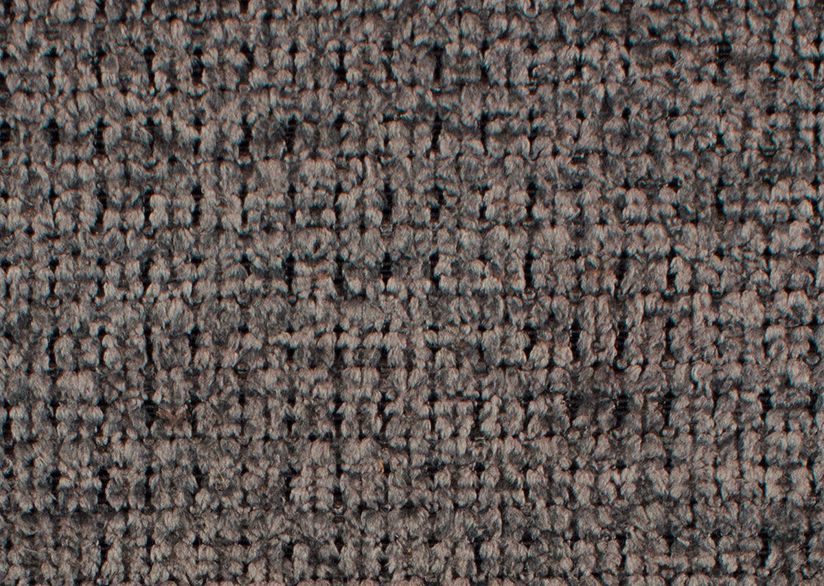ECKSOFA in Struktur Dunkelgrau  - Dunkelgrau/Schwarz, Modern, Textil/Metall (235/275cm) - Cantus