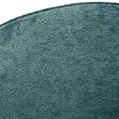 HOCKER Chenille Türkis  - Türkis/Schwarz, Design, Kunststoff/Textil (75/38/75cm) - Landscape