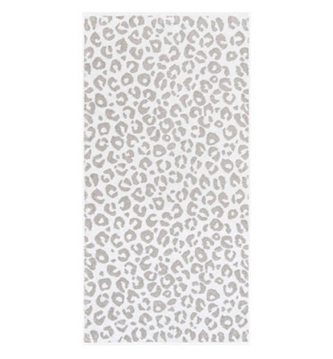 DUSCHTUCH Leo 80/150 cm  - Hellgrau/Grau, Design, Textil (80/150cm) - Cawoe