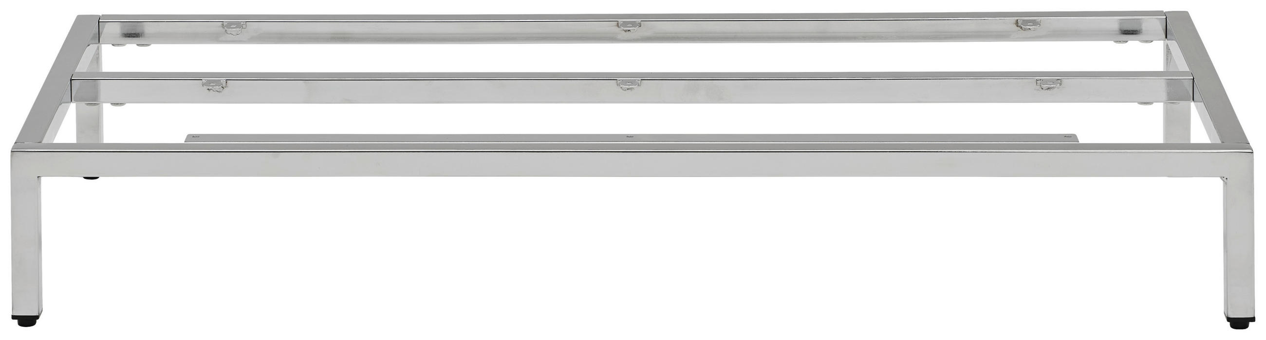 FUSSGESTELL  in 90/13/40,5 cm  - Chromfarben, Basics, Metall (90/13/40,5cm) - Novel