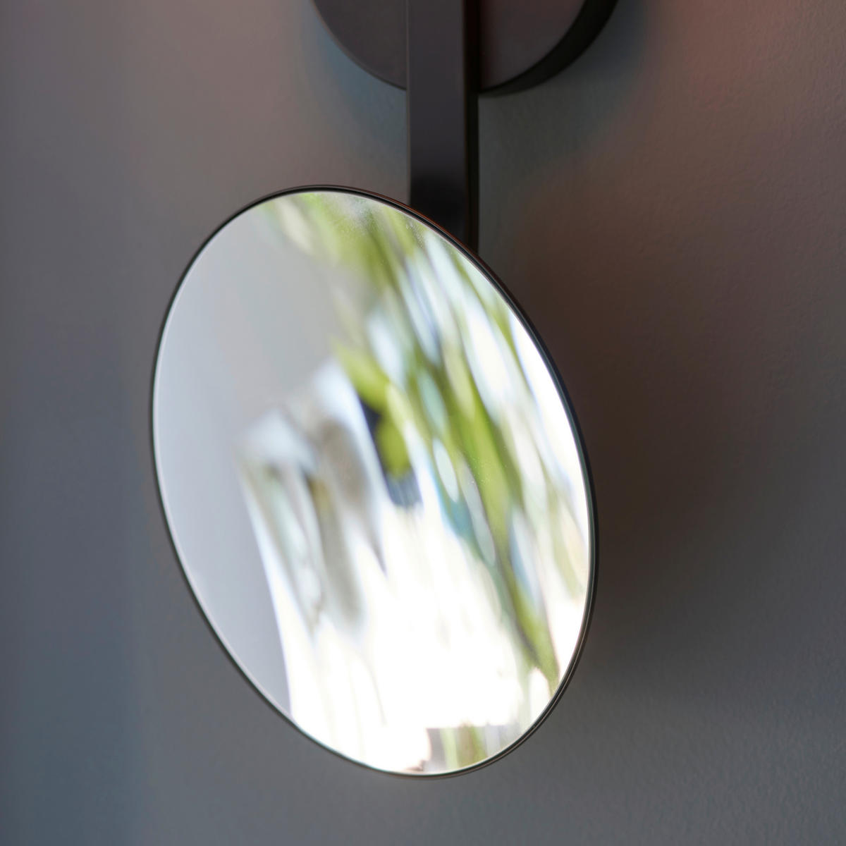 BADEZIMMER-WANDLEUCHTE 18/14,9/39 cm   - Opal/Schwarz, KONVENTIONELL, Glas (18/14,9/39cm) - ENDON