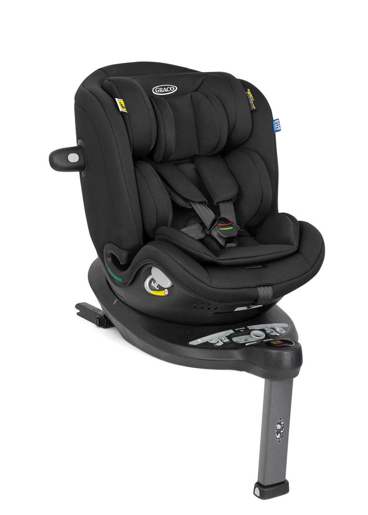 REBOARDER-KINDERSITZ Turn2Me  - Schwarz, Basics, Kunststoff (54/80/66cm) - Graco
