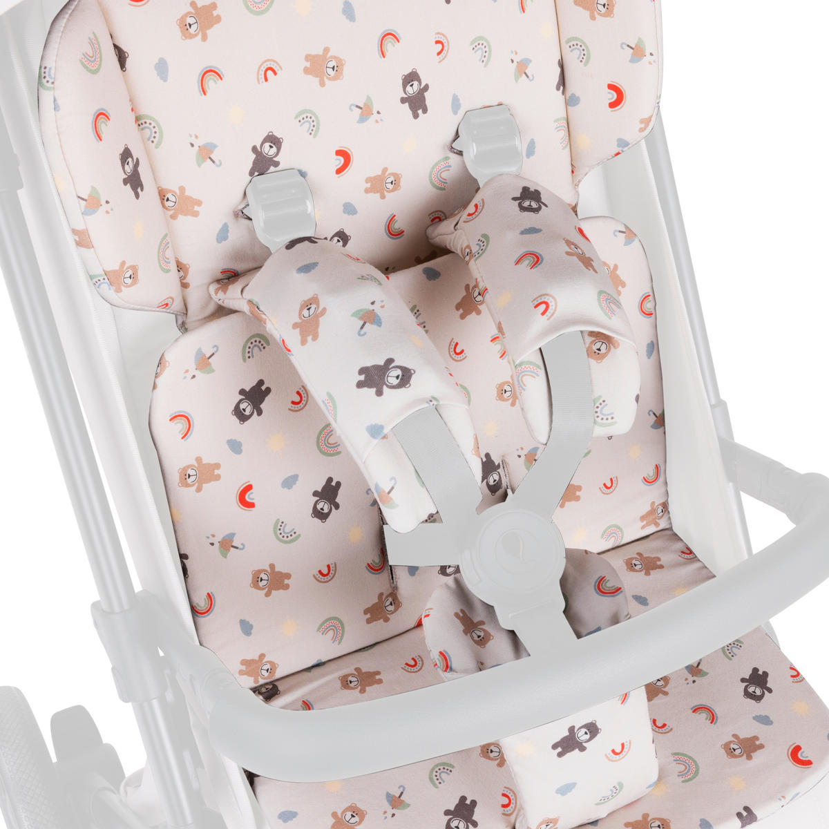 KINDERWAGENEINLAGE - Beige/Multicolor, Basics, Textil (31,5/27/6,5cm) - ABC Design