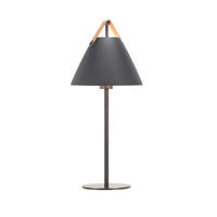 TISCHLEUCHTE Strap 55/25 cm  - Beigebraun/Braun, Design, Glas (55/25cm) - Nordlux