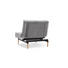 SESSEL Grau - Schwarz/Grau, Design, Holz/Textil (90/79/115cm) - Innovation
