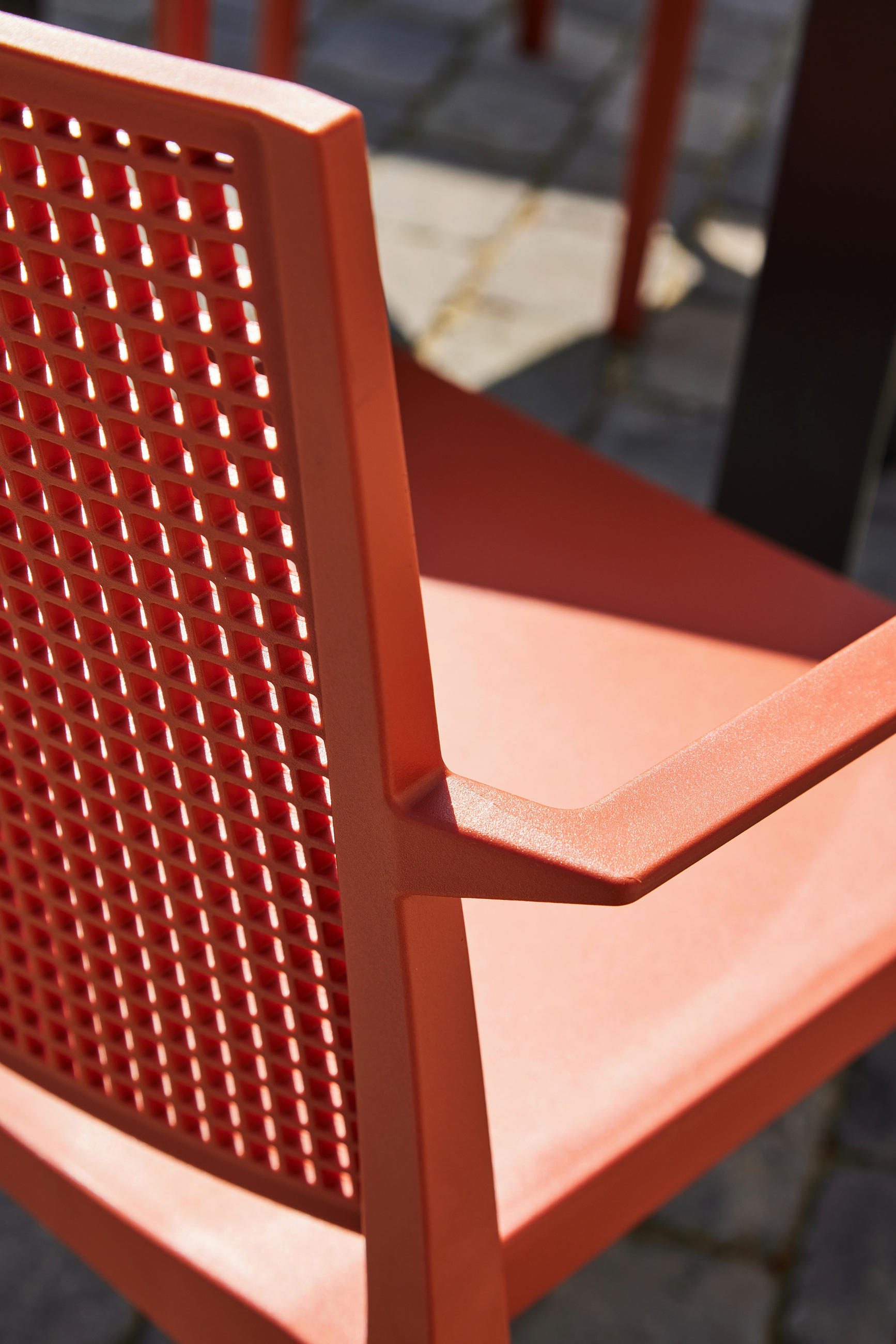 STAPELSTUHL Rot  - Rot, Basics, Kunststoff (46/80/56cm) - Siena Garden