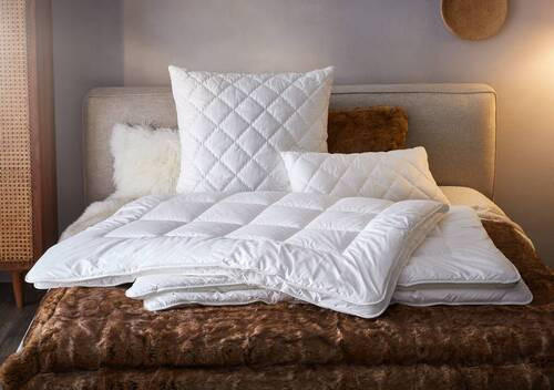 ZIMSKA ODEJA Alcando Duo 135/200 cm  - bela, Konvencionalno, tekstil (135/200cm) - Billerbeck