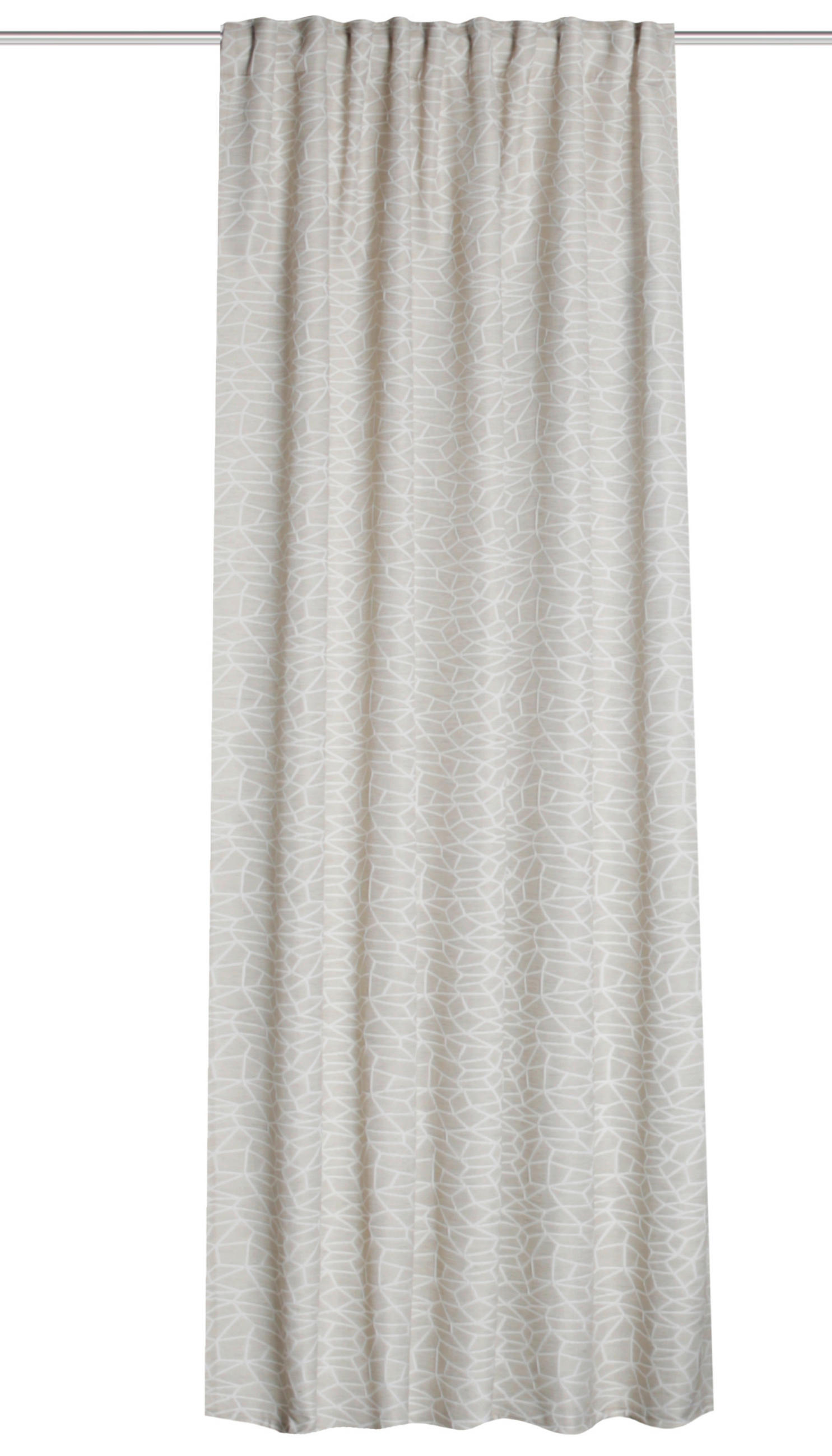 FERTIGVORHANG blickdicht  - Beige, Basics, Textil (140/245cm)