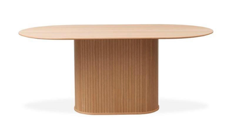 ESSTISCH furniert oval Eichefarben  - Eichefarben, Trend, Holzwerkstoff (180/95/75cm) - home24