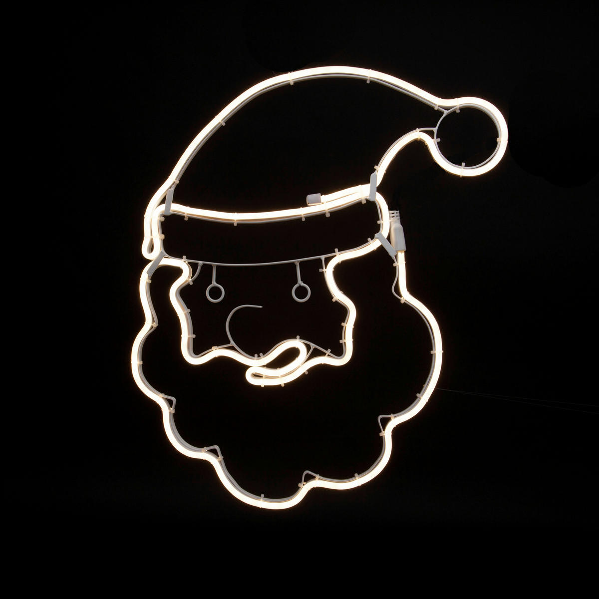 WEIHNACHTSMANN - Weiß, Basics, Kunststoff/Metall (48/2/53cm) - Eglo