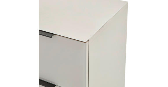 KOMMODE , 45/99,7/42 cm, 4 Schublade(n)  - Kaschmir/Schwarz, Design, Glas/Holzwerkstoff (45/99,7/42cm) - Novel