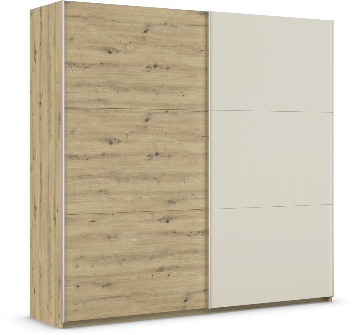 SPALNICA, barve šampanjca, hrast artisan  - barve šampanjca/hrast artisan, Design, leseni material - Xora