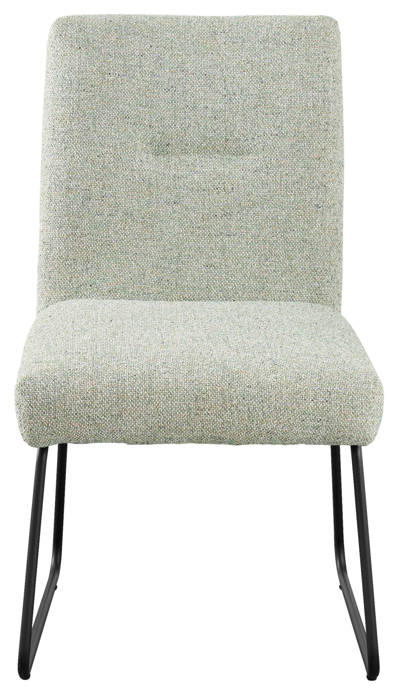 STUHL - Pastellgrün/Schwarz, Design, Textil/Metall (51,5/92,5/65cm) - SetOne by Musterring