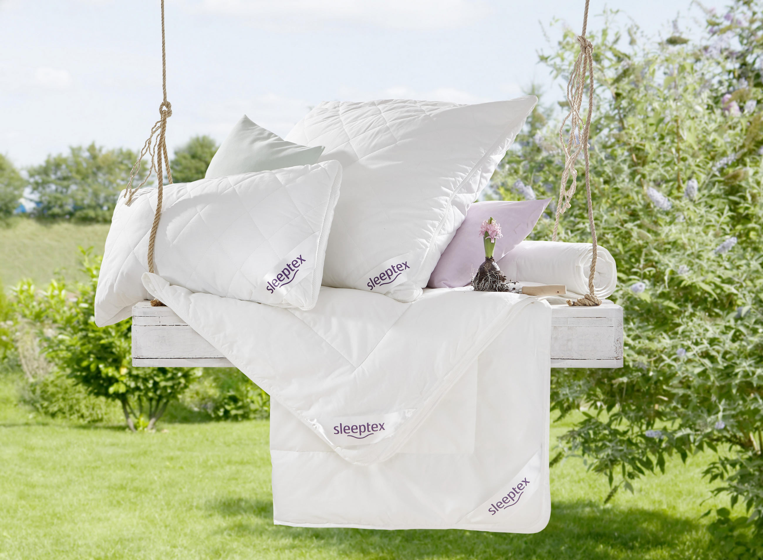 VZGLAVNIK SQUARE 60/80 cm  - bela, Basics, tekstil (60/80cm) - Sleeptex