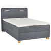 BOXBETT 120/200 cm  in Dunkelgrau  - Dunkelgrau, Konventionell, Holz/Textil (120/200cm) - Moderano