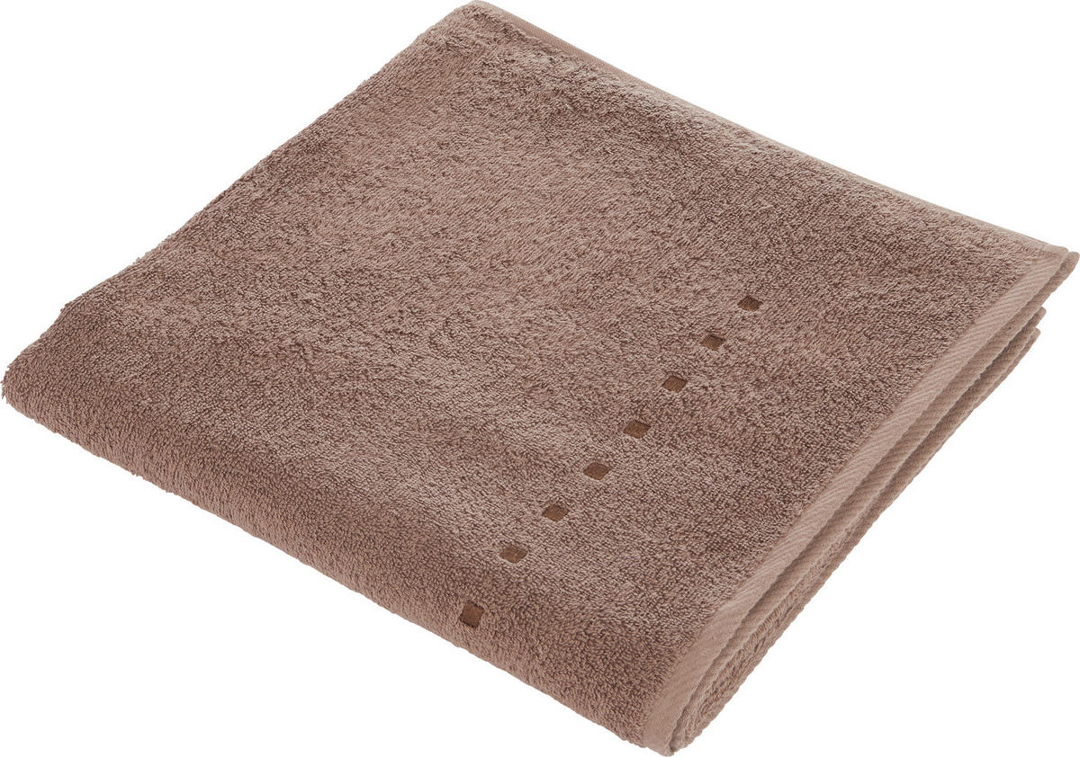 PROSOP DE DUȘ 70/140 cm maro, taupe  - maro/taupe, Konventionell, textil (70/140cm) - Esposa