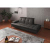 RÉCAMIERE Anthrazit Echtleder  - Anthrazit/Schwarz, KONVENTIONELL, Leder/Metall (231/90/122cm) - Sit & More
