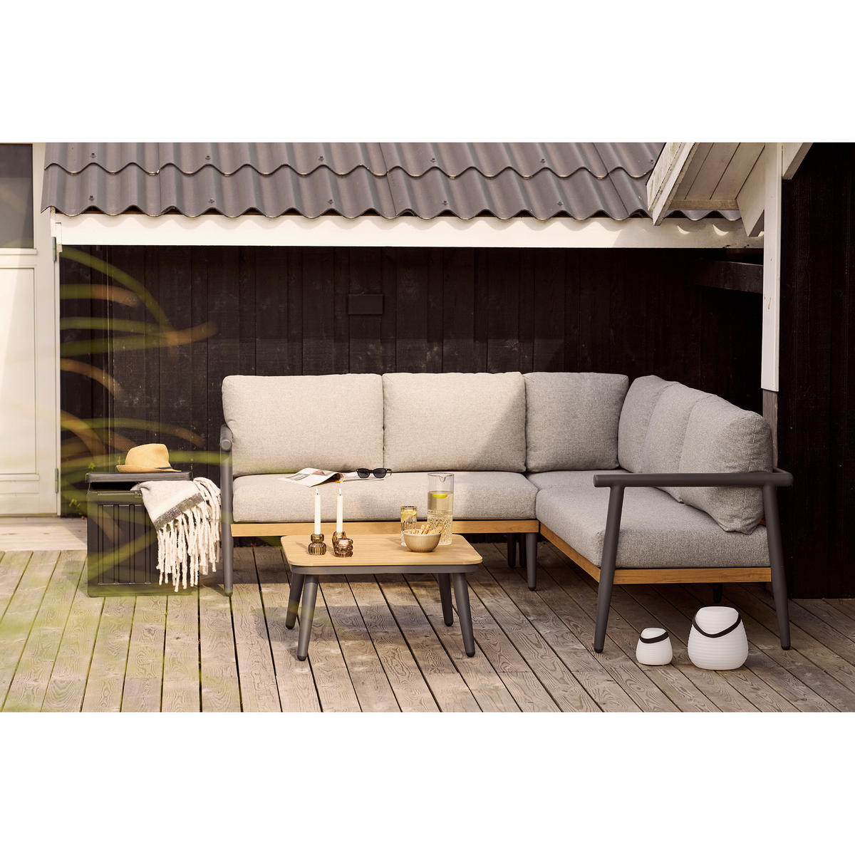 KERZENHALTER-SET - Braun, Basics, Glas