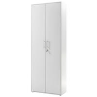 AKTENSCHRANK Hellgrau  - Hellgrau, Basics, Holzwerkstoff (80/216/35cm) - MID.YOU