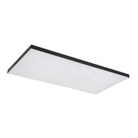 LED-DECKENLEUCHTE    60/30/10,5 cm  - Schwarz, Design, Kunststoff/Metall (60/30/10,5cm) - Novel