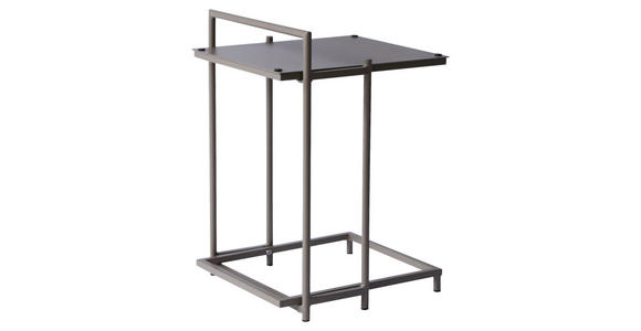 BEISTELLTISCH 40/42/60 cm Taupe rechteckig - Taupe/Anthrazit, Design, Metall (40/42/60cm) - Xora