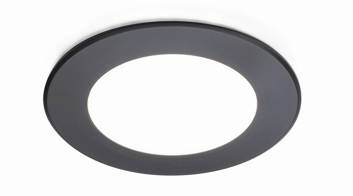 UNTERBAULEUCHTE - Schwarz, Basics, Kunststoff - HKT