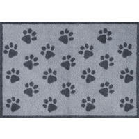 FUßMATTE 60/85 cm Paws Grey  - Grau, Design, Kunststoff/Textil (60/85cm) - wash+dry