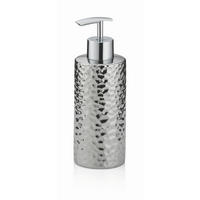 SEIFENSPENDER  - Silberfarben, Basics, Keramik (6,5/18/6,5cm) - Kela