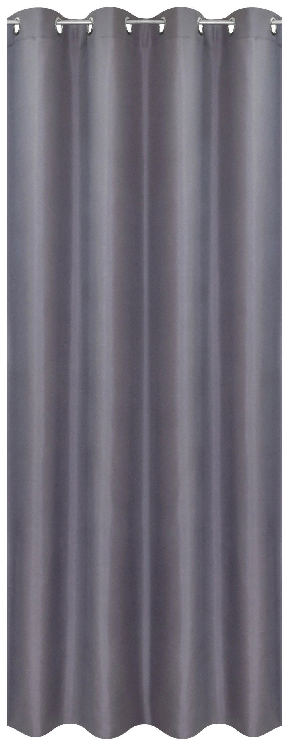 Vorhang Mit Ösen Barnaby 140x245 cm Silber